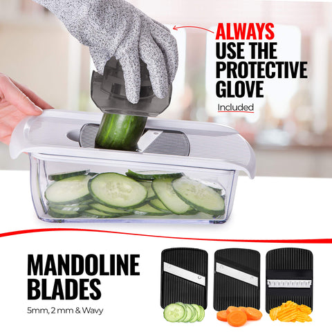 Fullstar mandoline slicer dishwasher-safe parts simplify cleanup after cooking.
