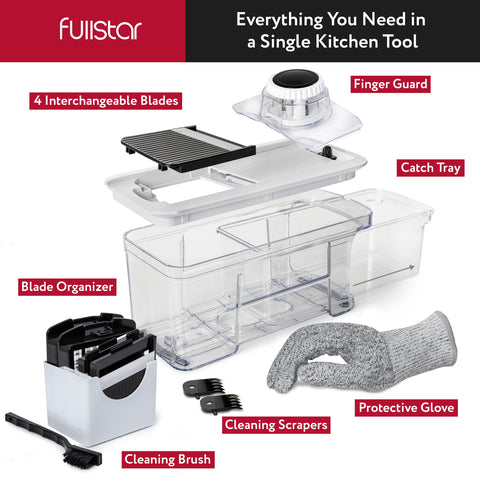 Fullstar non-slip base keeps stable slicing during prep