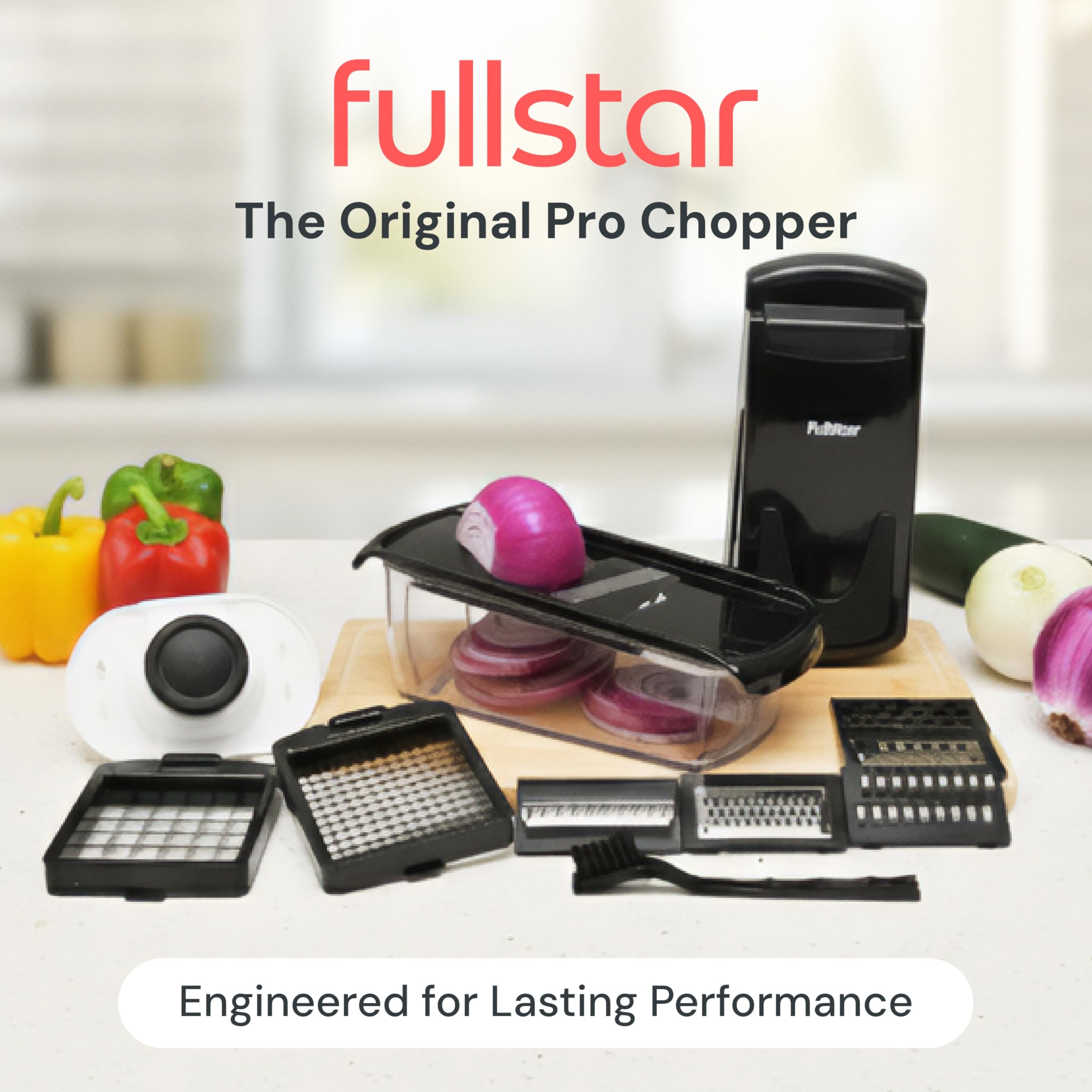 Fullstar Pro Chopper 5-cup container for large batch prep.