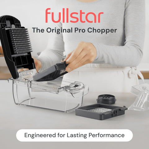 Fullstar Original Pro Chopper close-up on rust-resistant blades.