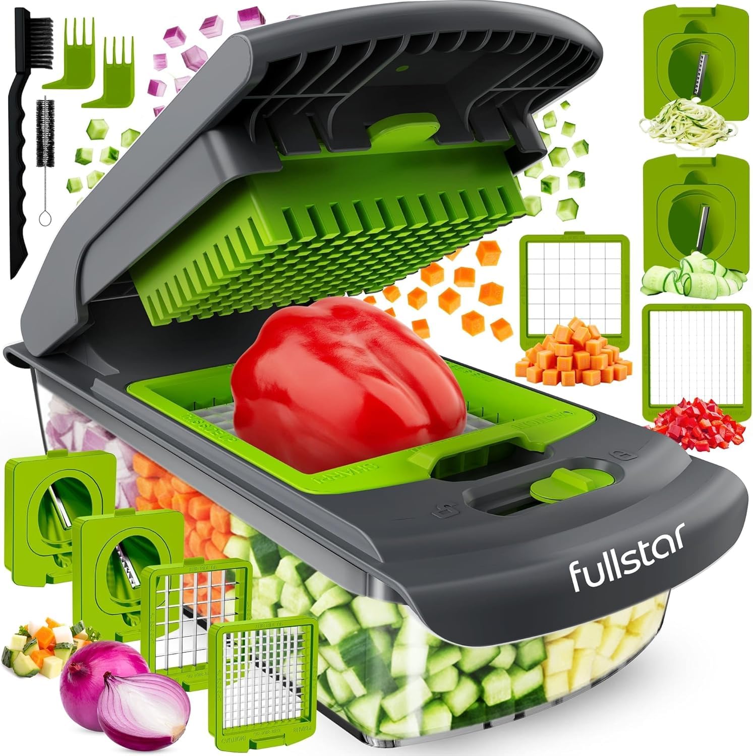 Fullstar Original Pro Chopper dices potatoes quickly for weeknight meals