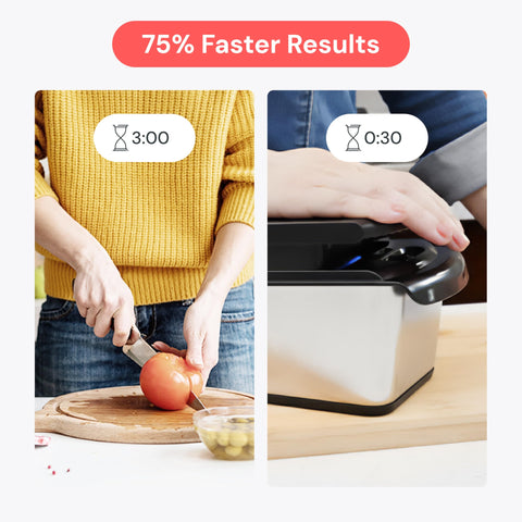 Fullstar The Original Pro Chopper diced potatoes and vegetables quickly.