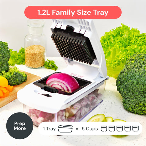 Fullstar The Original Pro Chopper non-slip base stabilizes chopping.