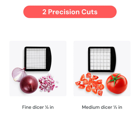 Fullstar Original Pro Chopper soft-grip handle offers controlled chopping.