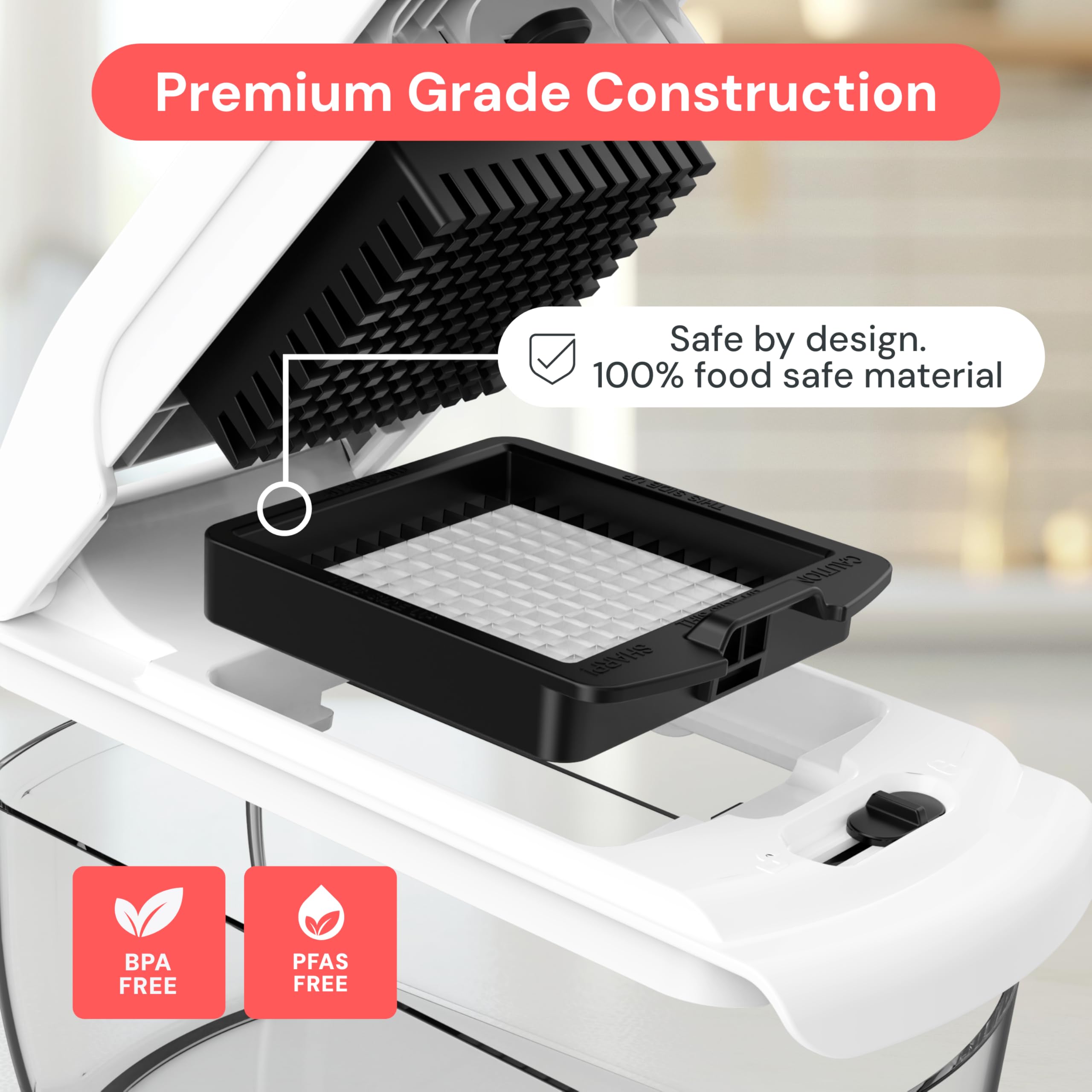 Fullstar Pro Chopper spiralizer feature creates veggie noodles for light meals.