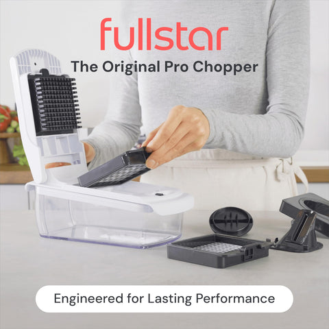 Fullstar Pro Chopper blade set with rust-resistant steel for sharp, even cuts