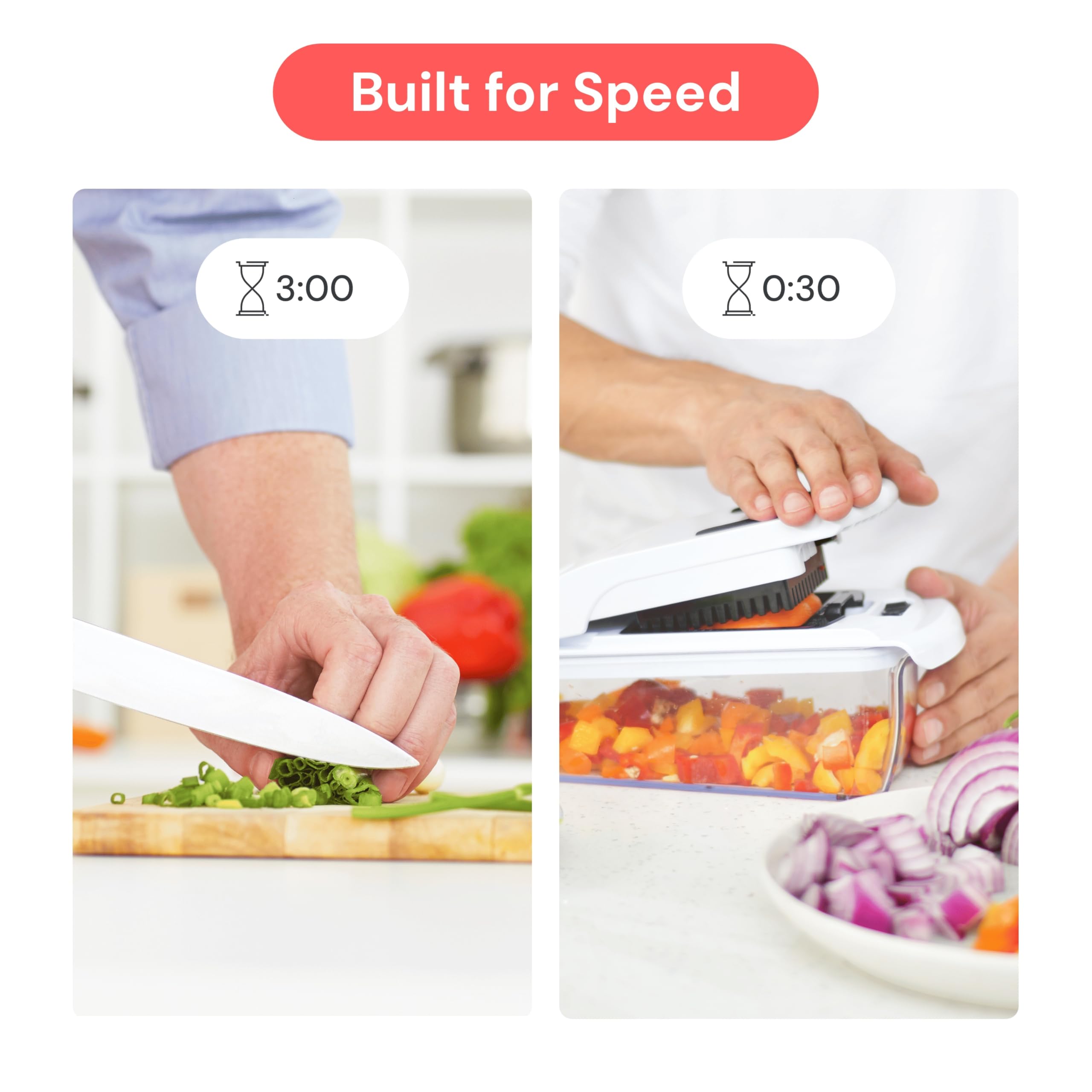 Fullstar Pro Chopper dices potatoes quickly for weeknight meals