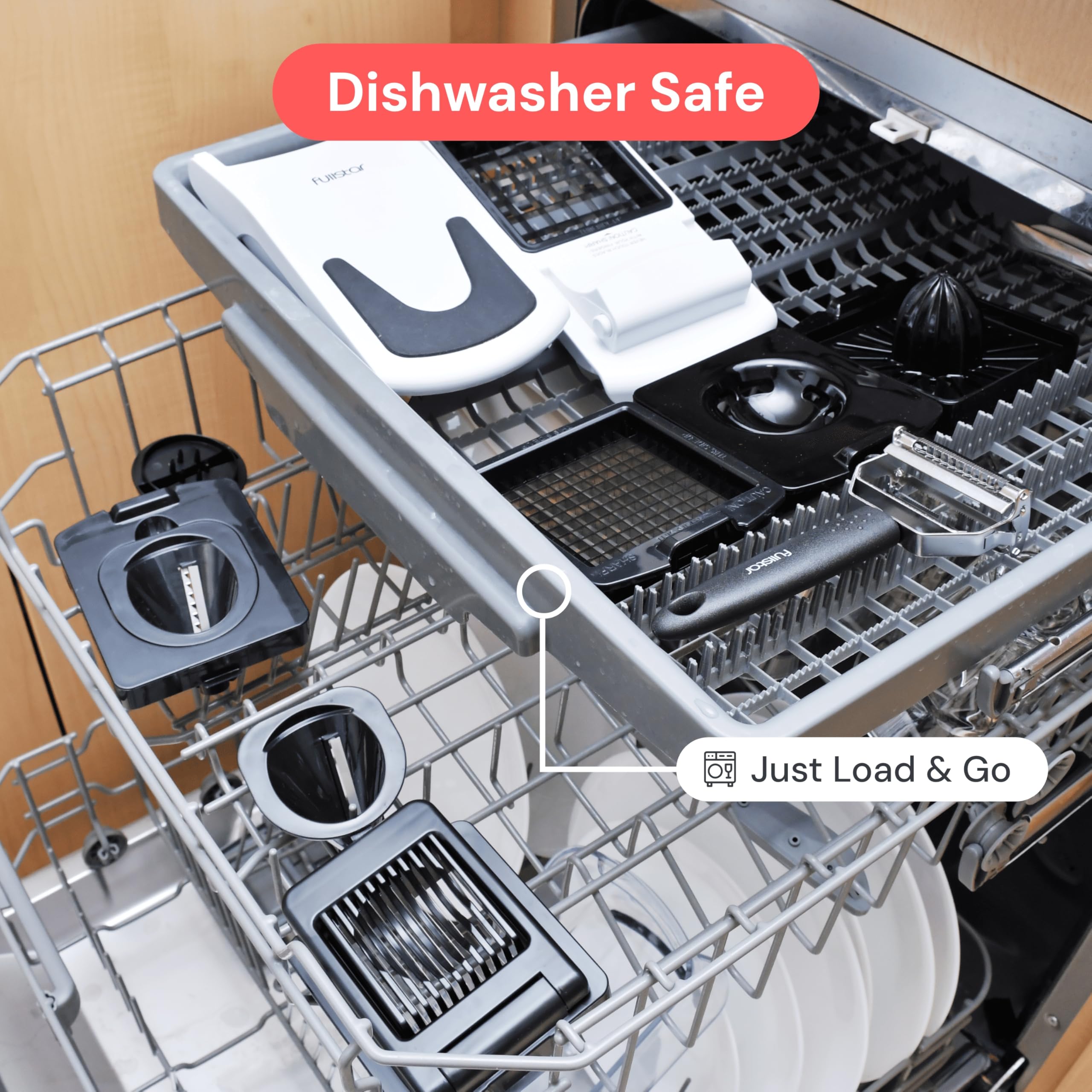 Fullstar Pro Chopper dishwasher-safe for easy cleaning.