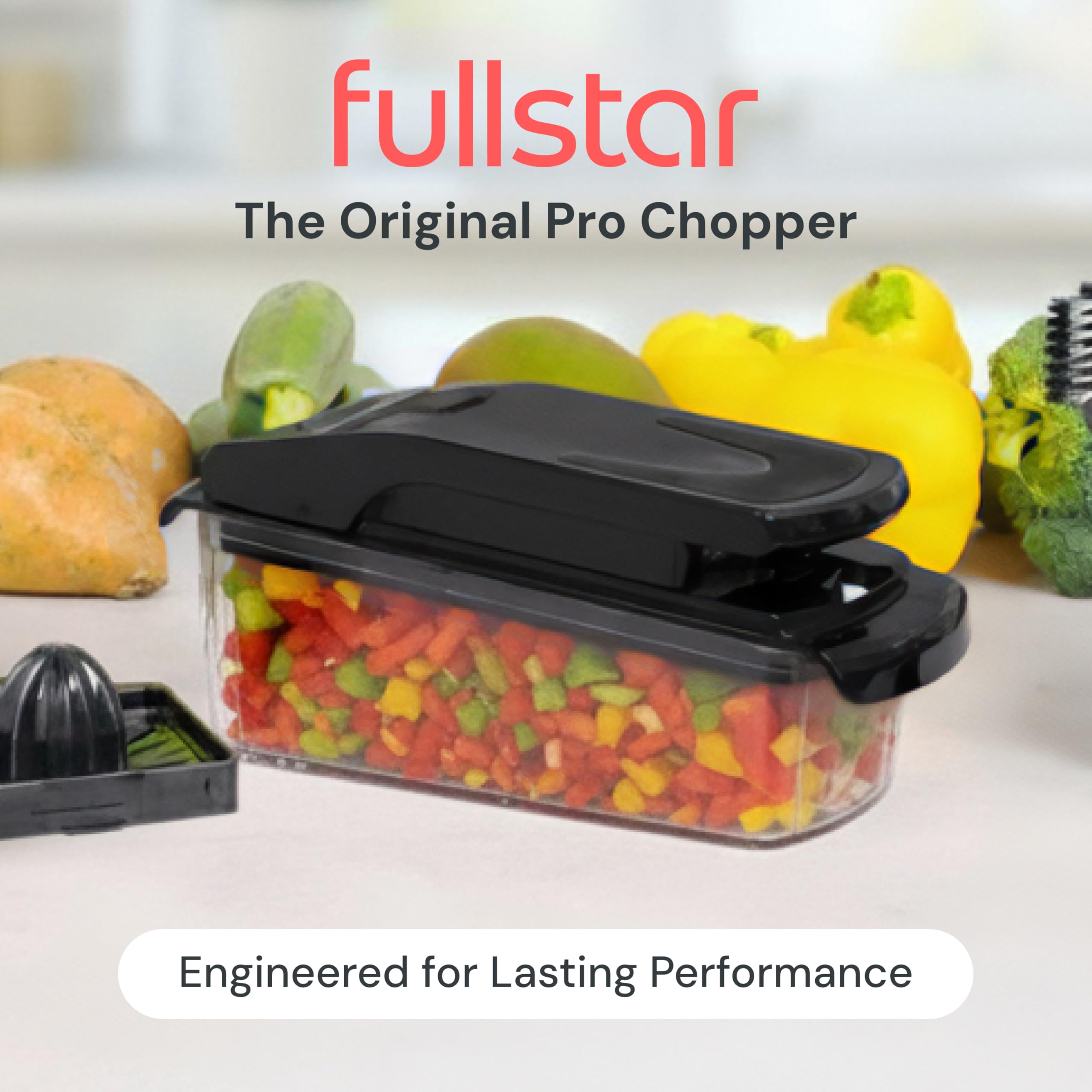 Fullstar spiralizer attachments for healthy veggie ribbons and noodles.