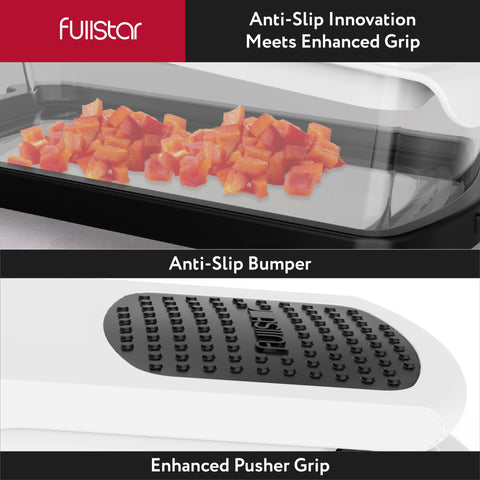 Fullstar chopper kitchen-use shot showing organized prep