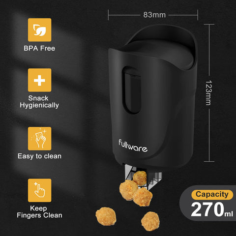 Close up of Fullware Nuts Flowie showing single finger pour action