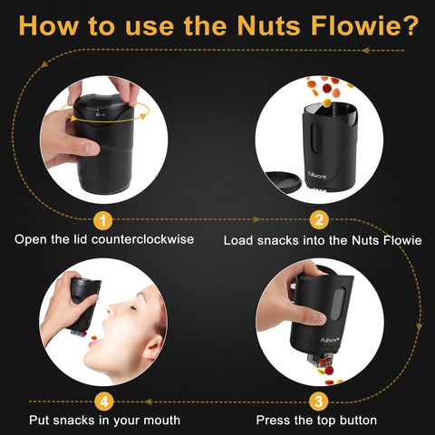 Refillable Fullware 9 oz snack box ready for long study or work sessions
