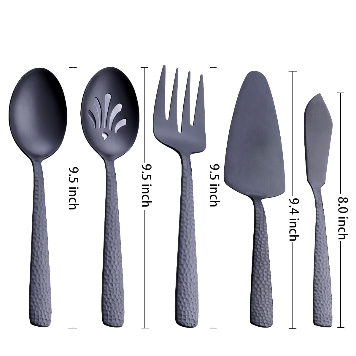 Fullyware stainless steel large serving fork with sturdy, comfortable grip