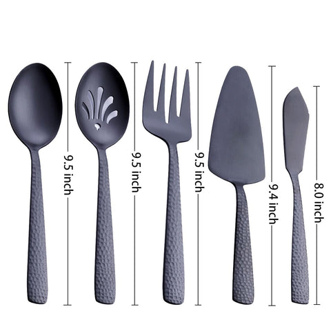 Fullyware stainless steel large serving fork with sturdy, comfortable grip