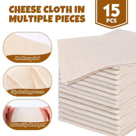 FUMILE 20x20 inch cloth spread ready for straining tasks.