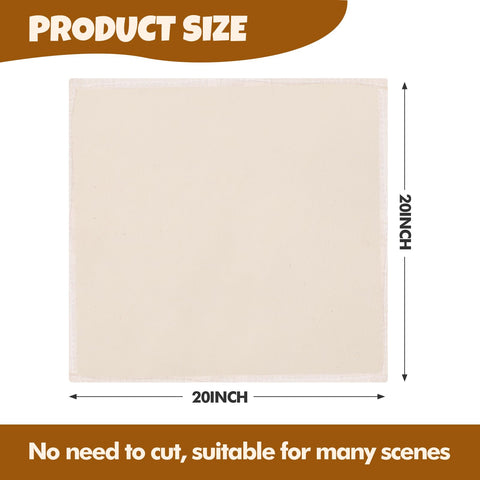 FUMILE cheese cloth with hemmed edge ensures long-lasting, tear-resistant use.