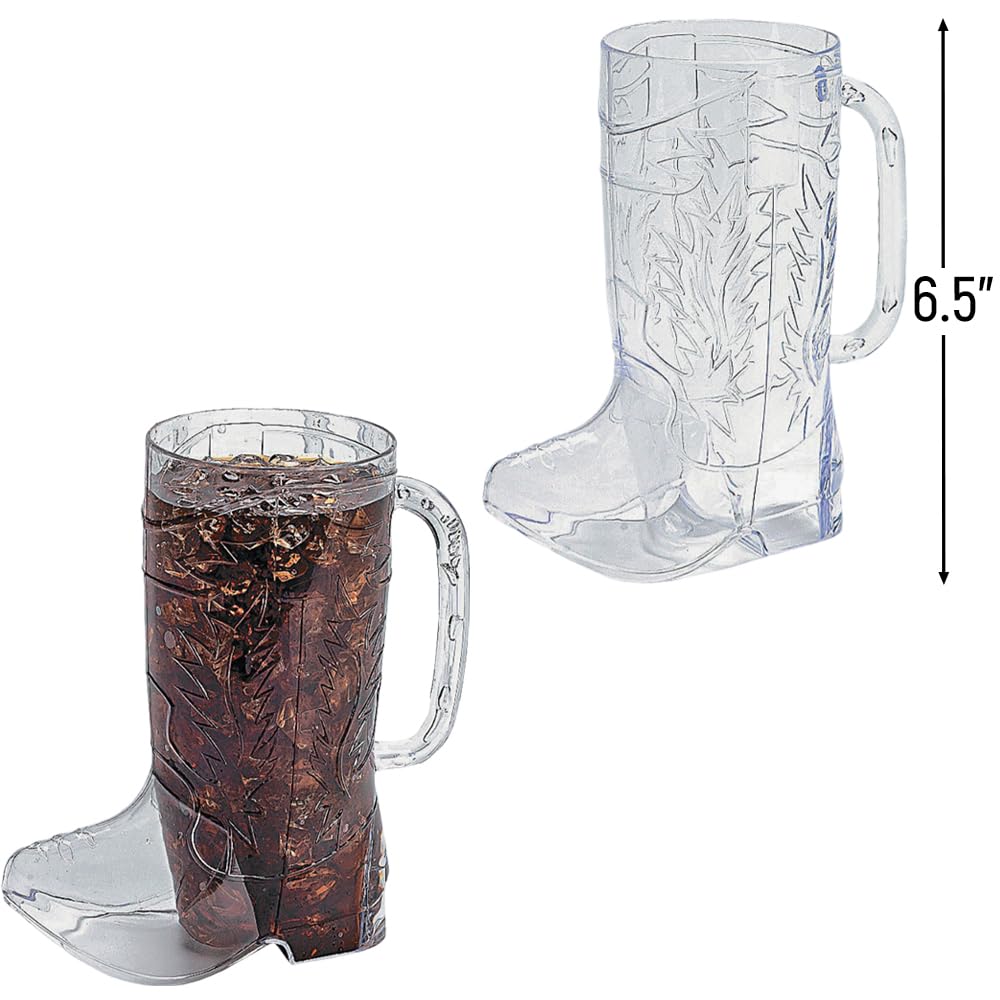 Fun Express authentic cowboy boot design adds western charm to celebrations.