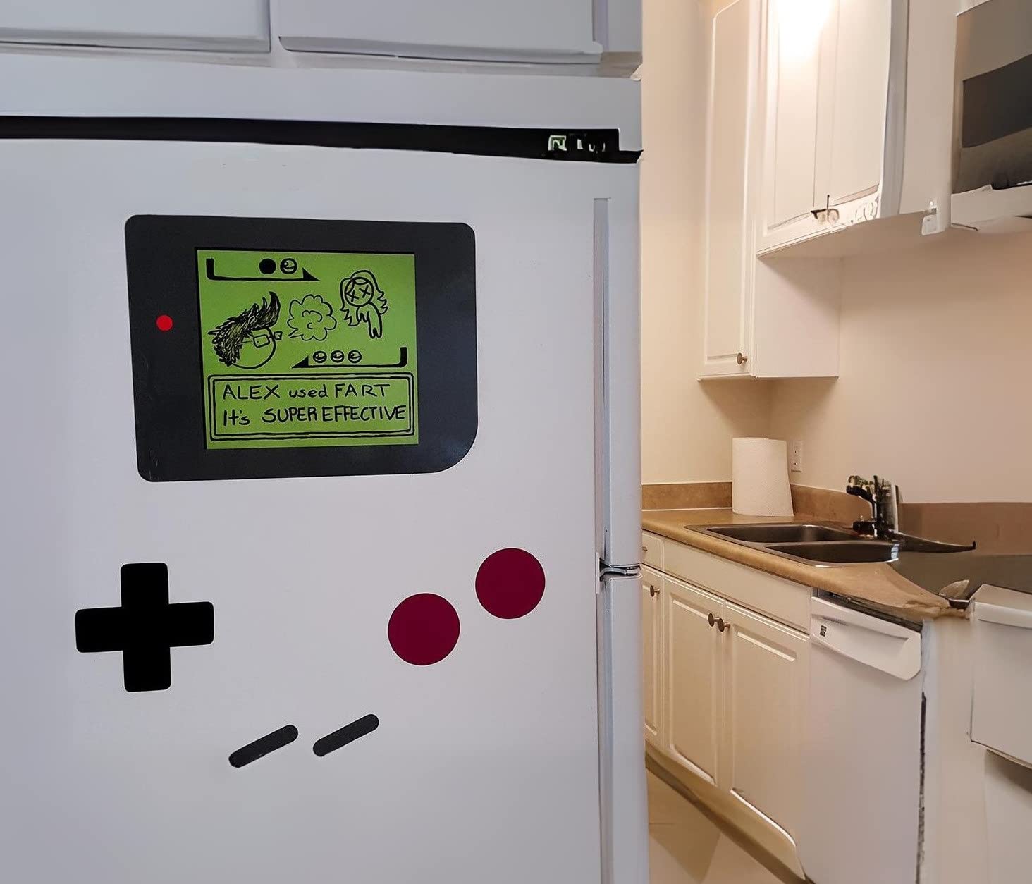 Fun Fridges FridgeBoy dry erase magnet for wipe-clean notes.