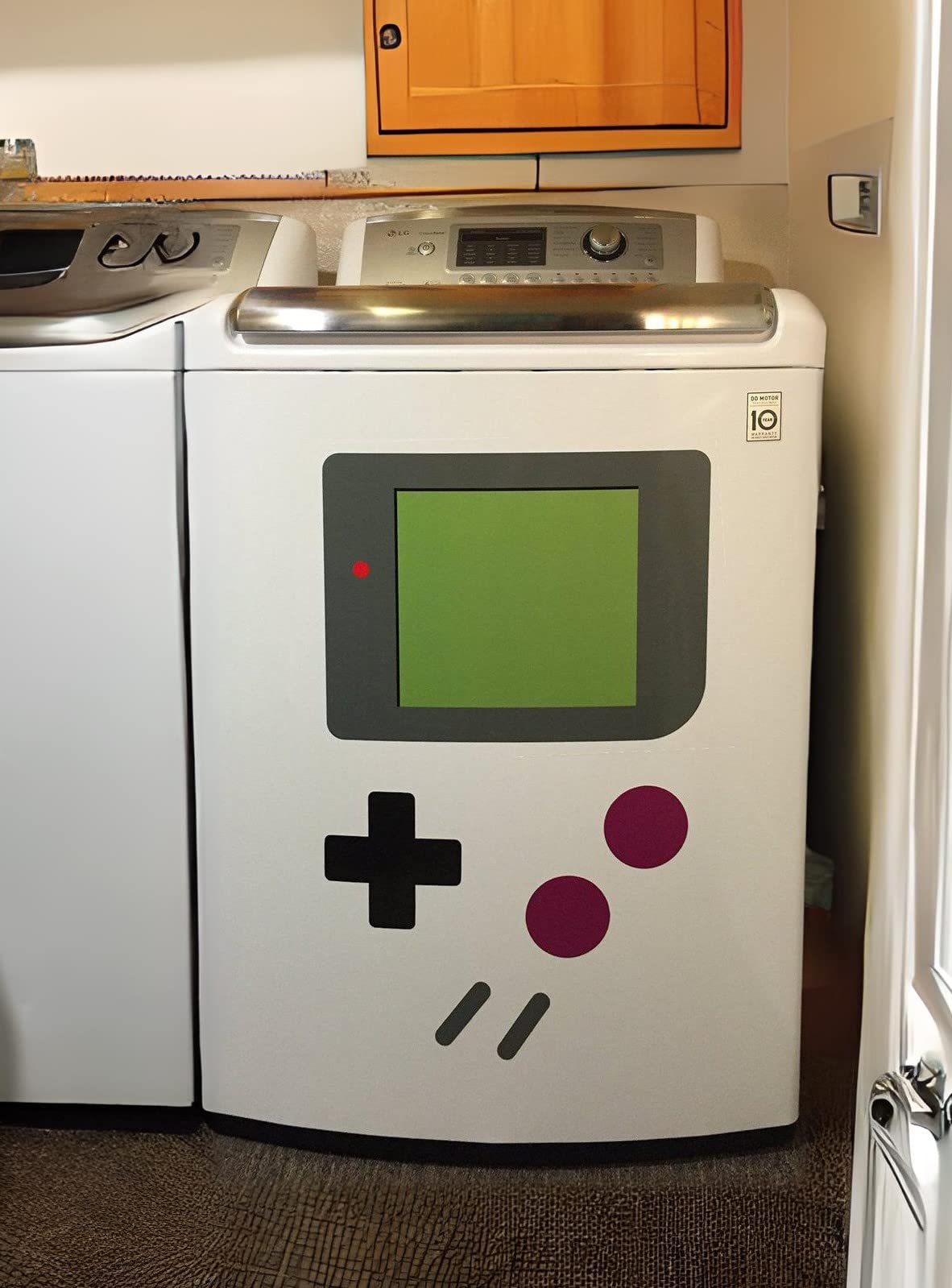 Fun Fridges FridgeBoy Start button magnet for easy access.