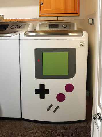 Fun Fridges FridgeBoy Start button magnet for easy access.