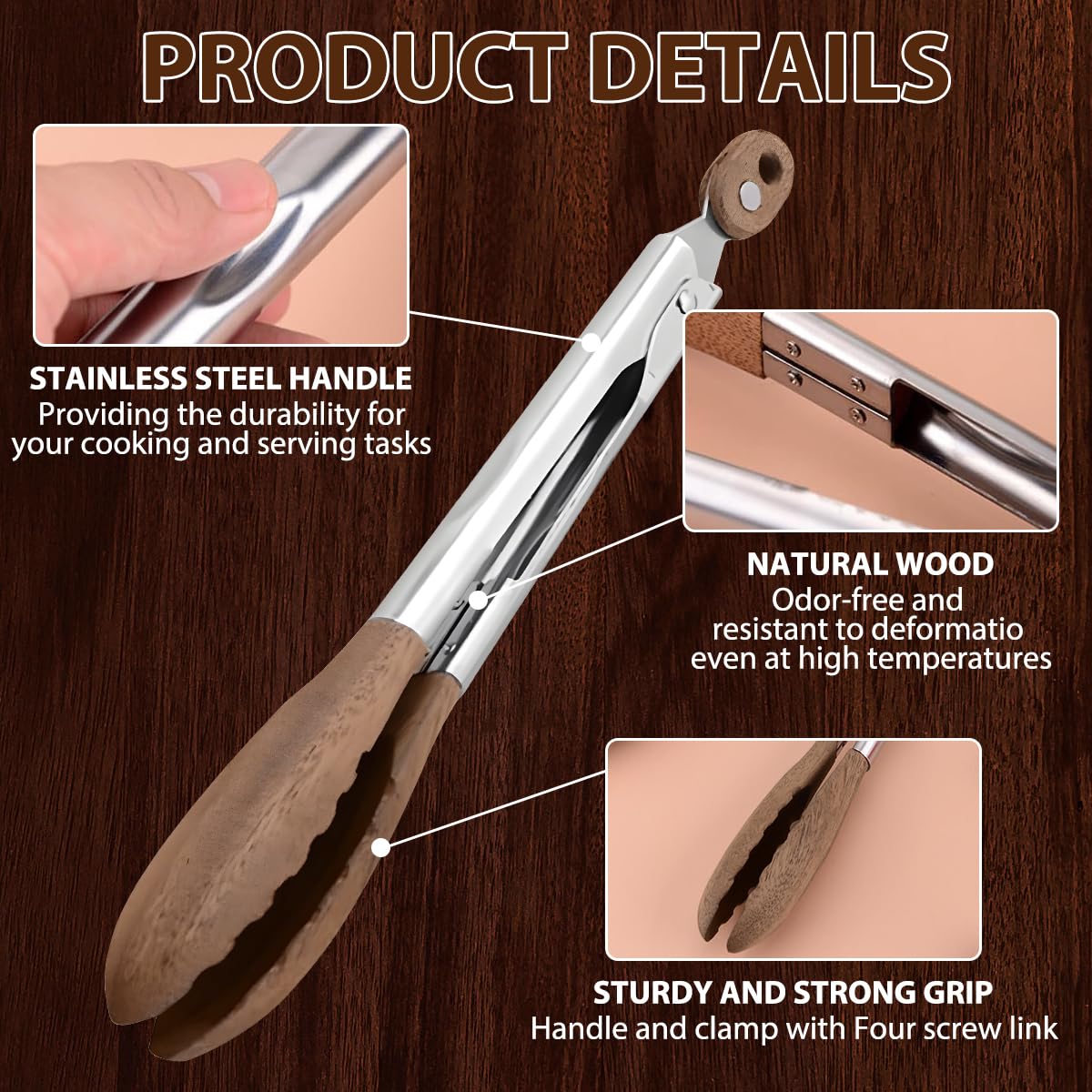 FunApricity ergonomic non-slip handle for comfortable flipping