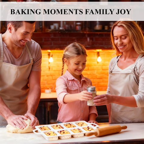 FUNBAKY compact two-pack saves storage space in kitchen.