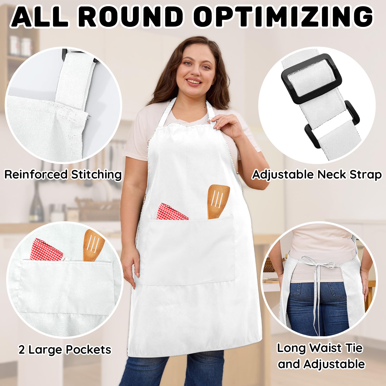FunChaos machine washable apron for simple, quick cleaning after use.