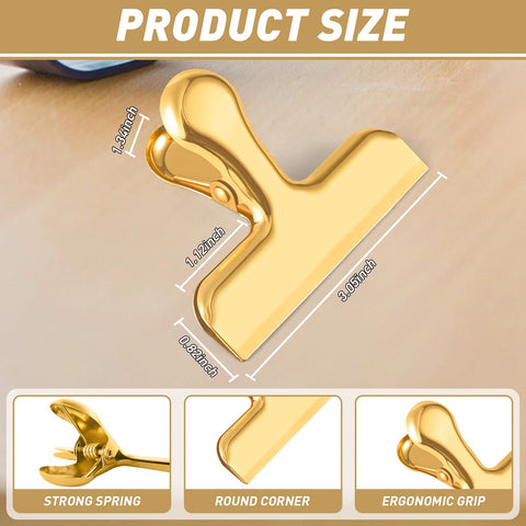 Funfery multipurpose metal clip ideal for bags, papers, and photos.