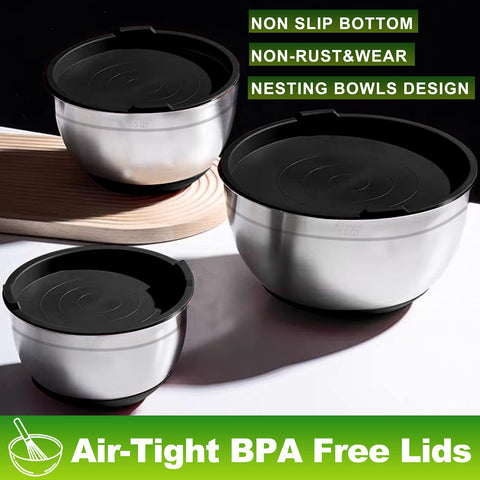 Fungun nesting design bowls saving cabinet space