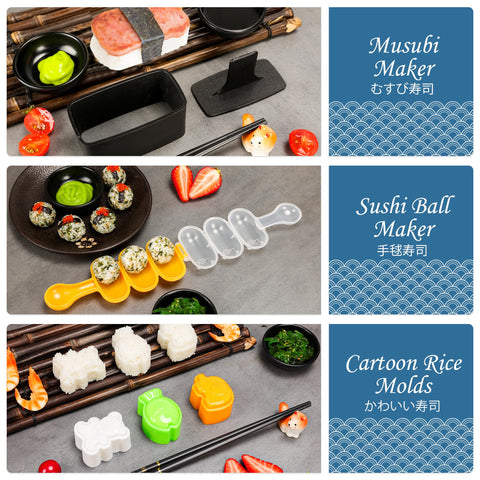 FUNGYAND kitchen knife offers clean cuts for precise sushi presentations.