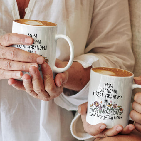 FUNITZ Great Grandma mug wrapped for gifting with festive packaging