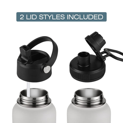Funkrin insulated 32oz bottle maintains hot or cold drinks for hours.