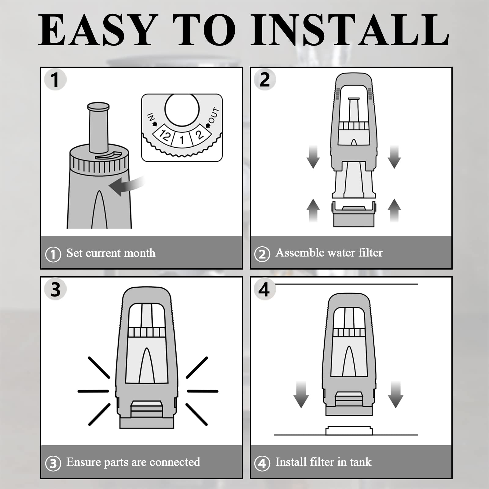 Funmit Breville filter easy installation guides a quick swap.