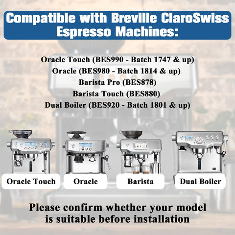 Funmit Breville filter silicone pad detail shows stable filtration and seal.