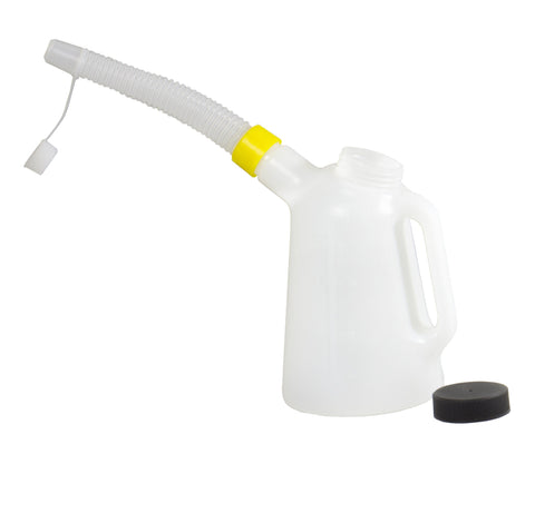 Funnel King 1L translucent measuring container with wide spout for smooth pouring
