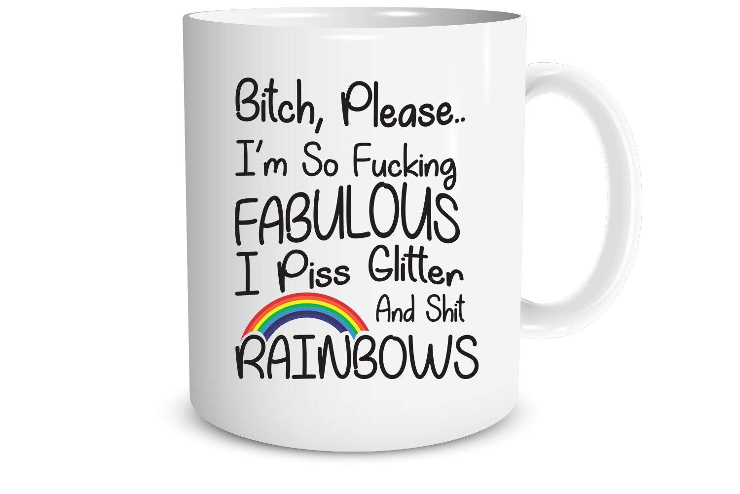 Funnwear Bitch Please mug front slogan for bold mornings