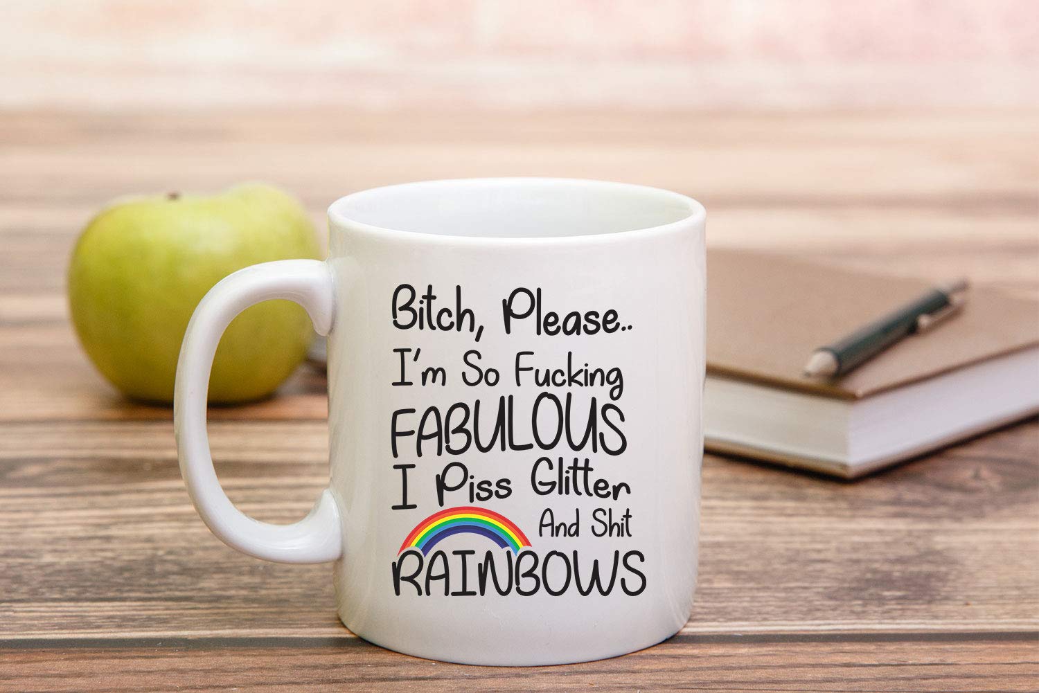 Funnwear Bitch Please mug packaging highlights gift-ready presentation