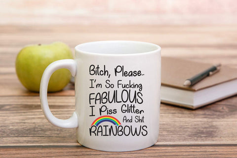 Funnwear Bitch Please mug packaging highlights gift-ready presentation