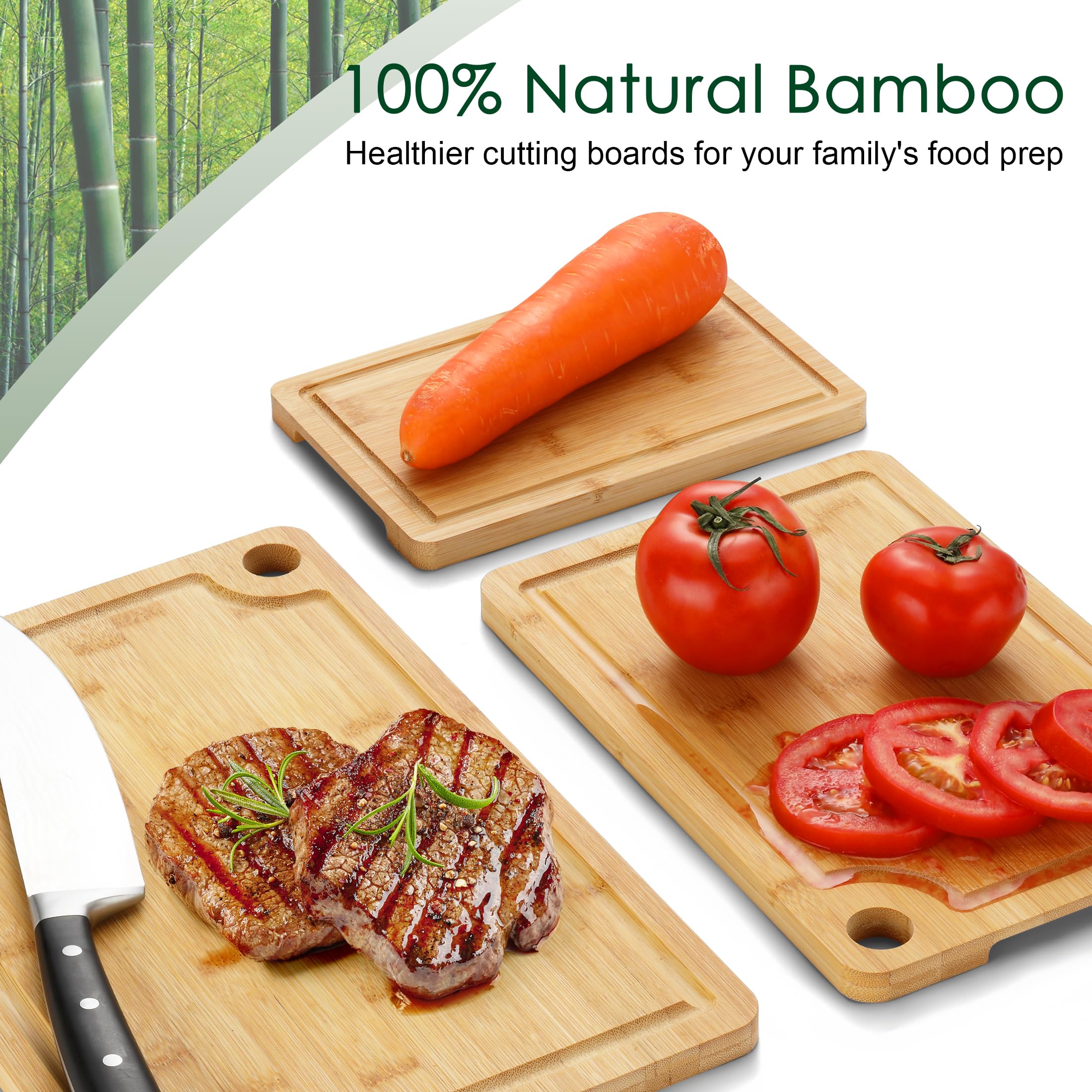 Funnydin large 15x10 inch board great for carving whole meats.