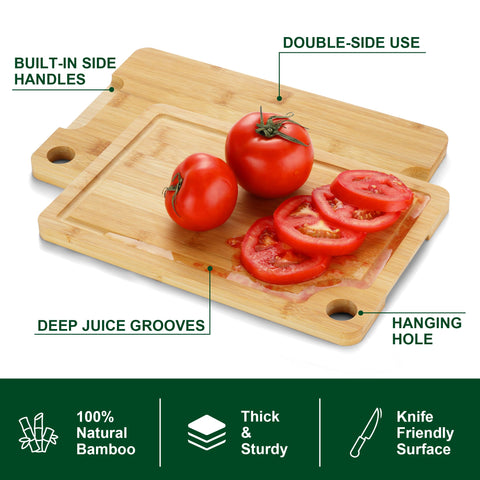 Funnydin medium 12x8 inch board handles multiple vegetables with ease.
