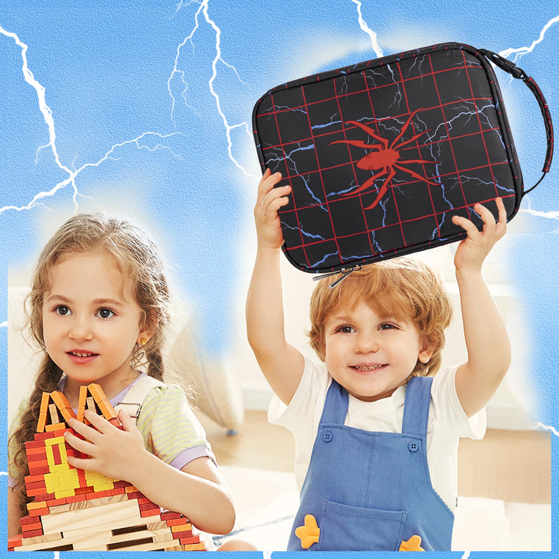 FunnyGifts Durable Zippers close-up highlight long-lasting use.