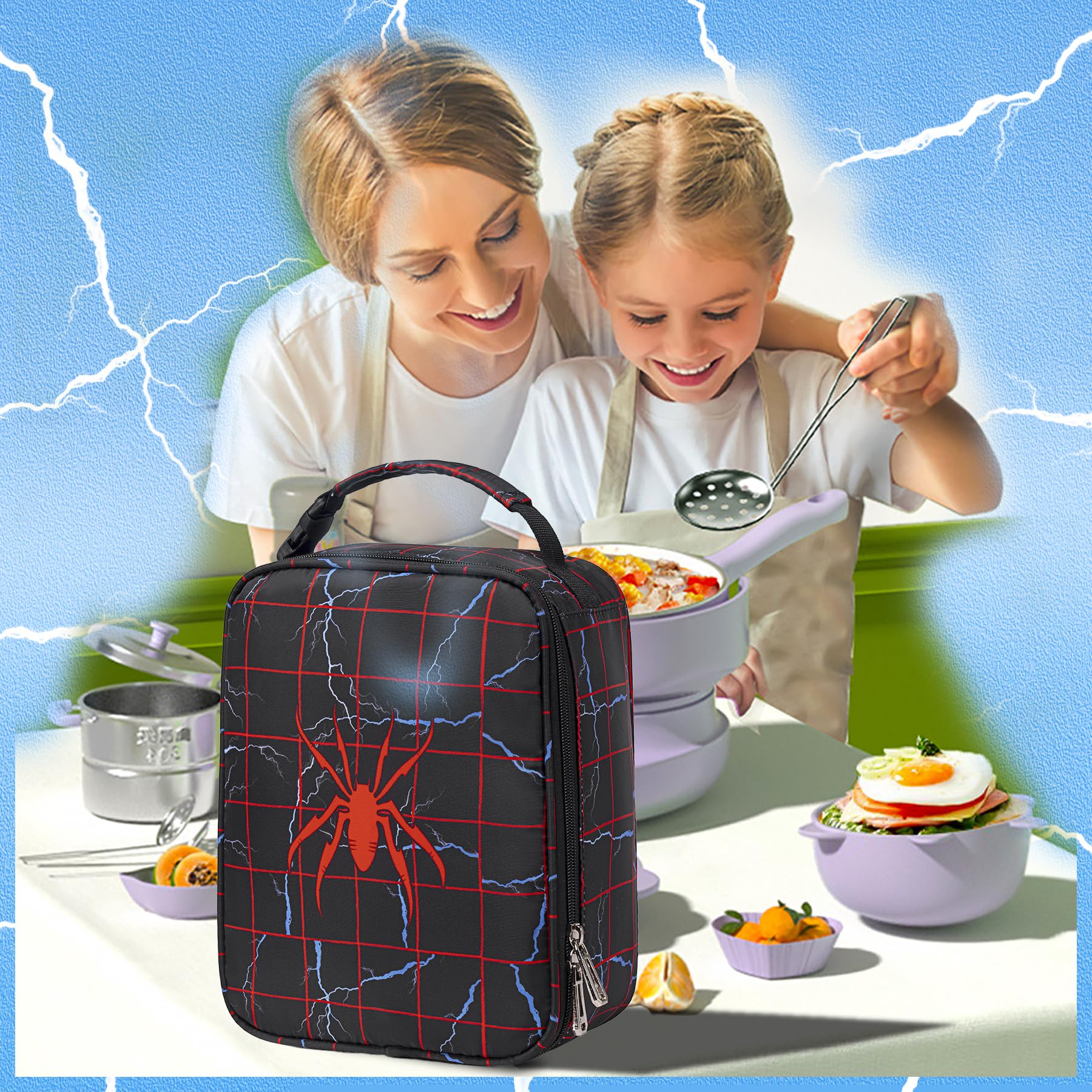FunnyGifts Outdoor-ready lunch bag in outdoor setting for trips.