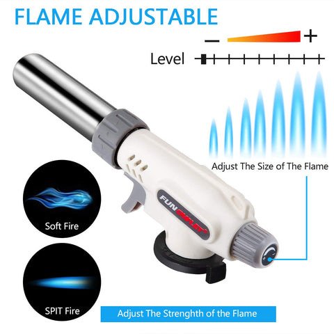 FunOwlet stabilizing plate keeps hands safe during delicate browning.