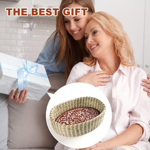 FunSky Hostess easy-clean ceramic basket for simple prep and storage.