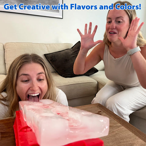 Funwares Ice Luge mold as a striking beverage flow centerpiece.