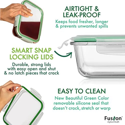 Fusion Gourmet reusable glass containers support eco-friendly habits