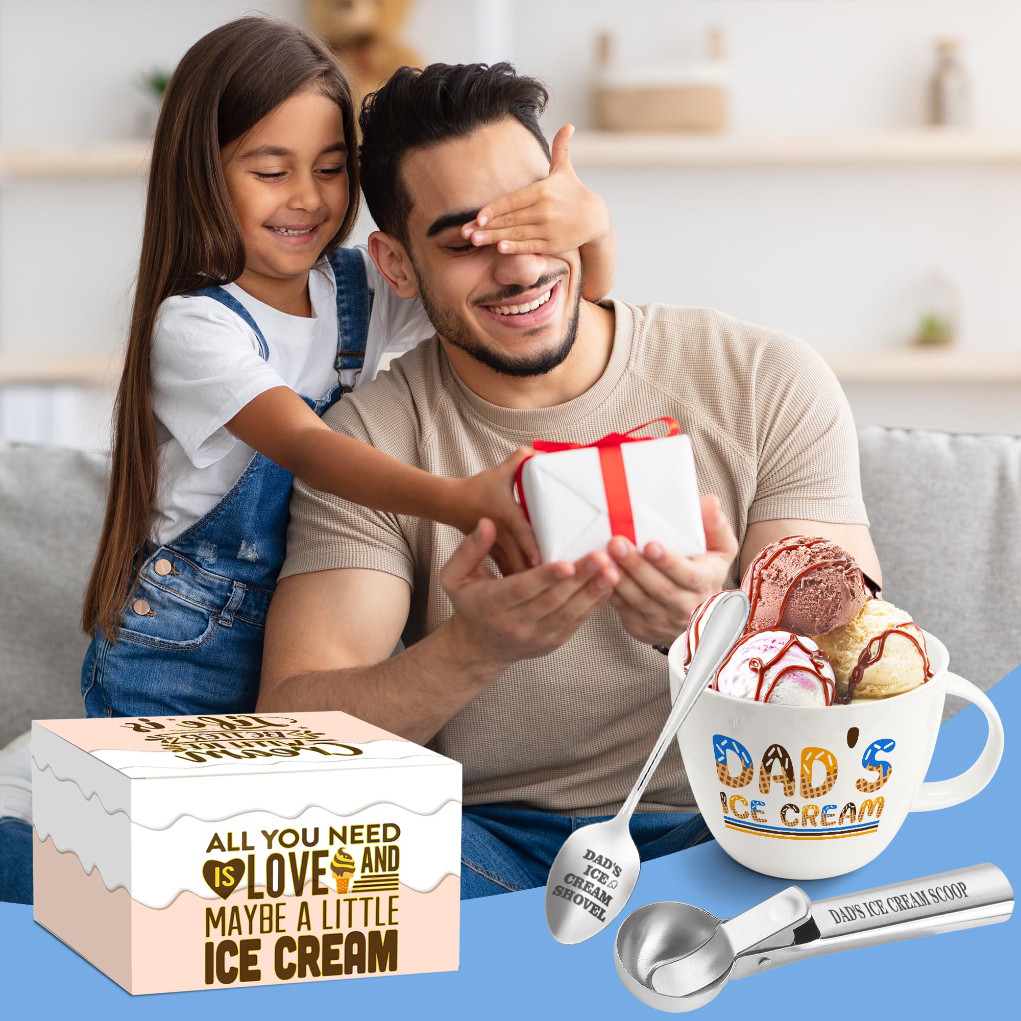 FUTBU ice cream shovel spoon set for easy, clean serving.