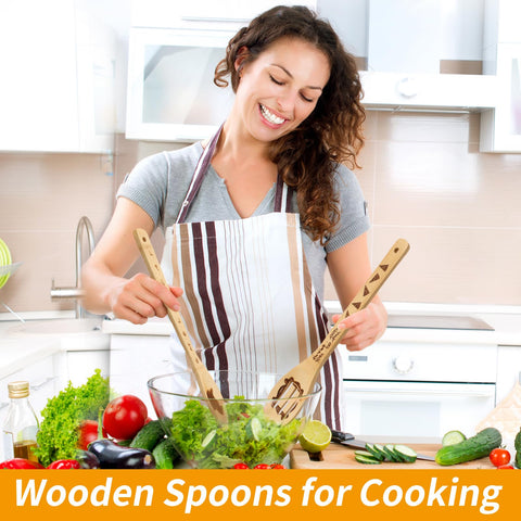 FUTERLY Friends slotted serving spoon for easy draining and serving