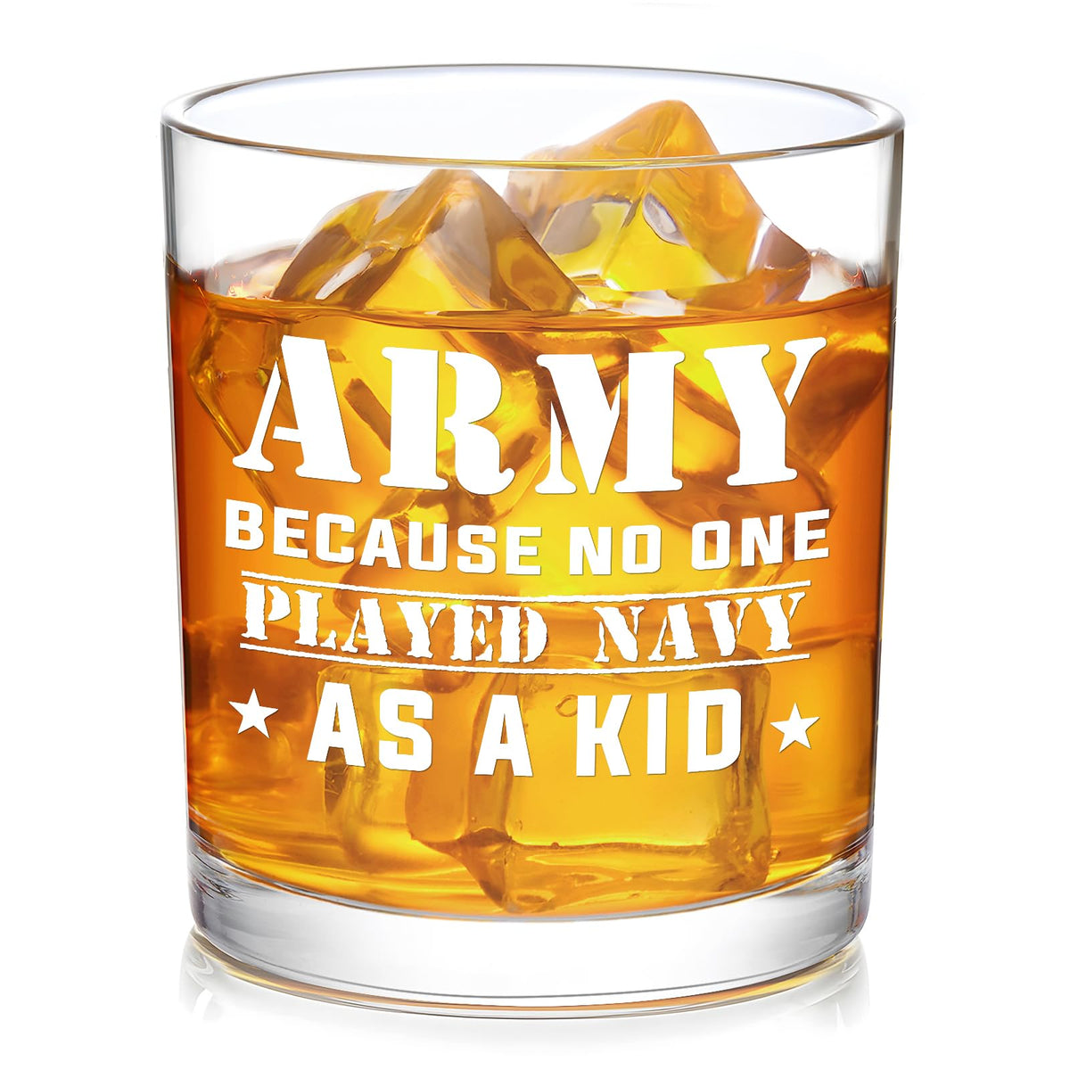 Futtumy Army 10oz whiskey glass for a smooth pour and relaxed sip