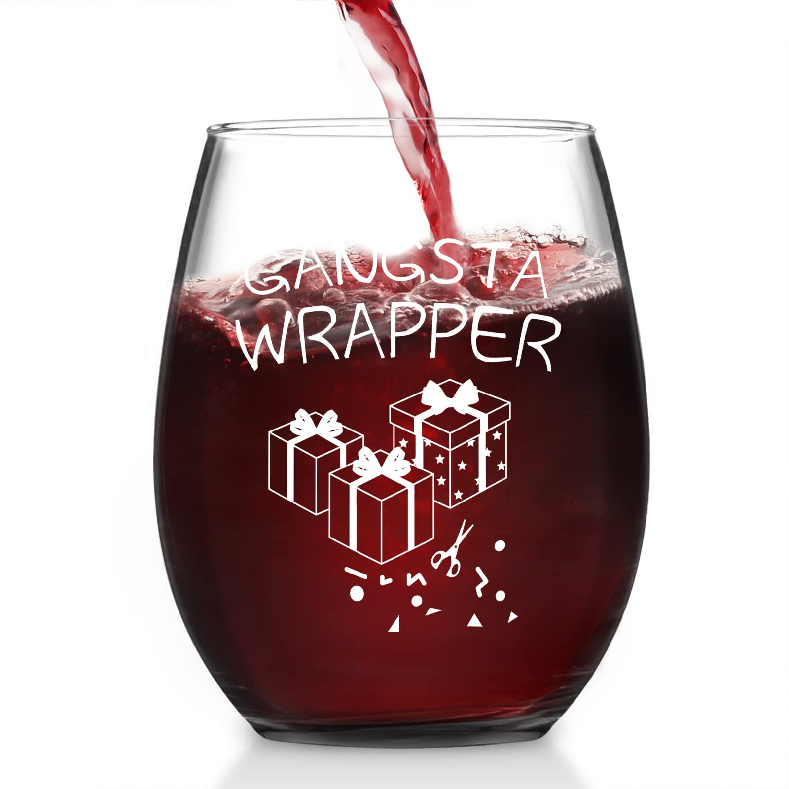 Futtumy glass featuring snowflake design, ideal for holiday toasts and gifting.